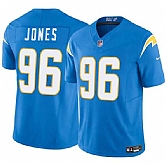Men & Women & Youth Los Angeles Chargers #96 Naquan Jones Blue 2025 F.U.S.E. Vapor Limited Stitched Jersey,baseball caps,new era cap wholesale,wholesale hats